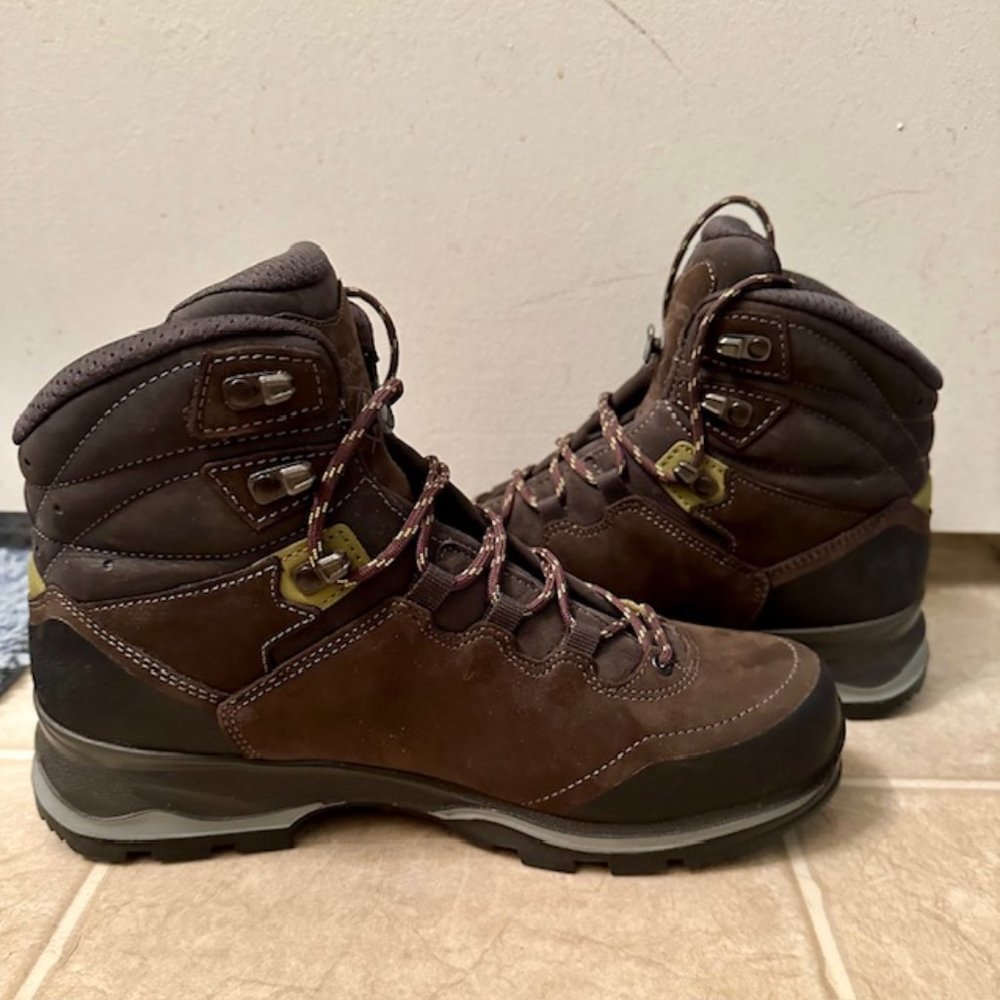 Women's Lowa Lady Light Hiking Boots **BRAND NEW** SLATE/GREEN SIZE 8.0 NO BOX - Picture 6 of 16